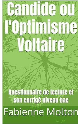 Candide ou l optimisme voltaire questionnaire de lecture et son corrige exercices pour la classe de 1ere