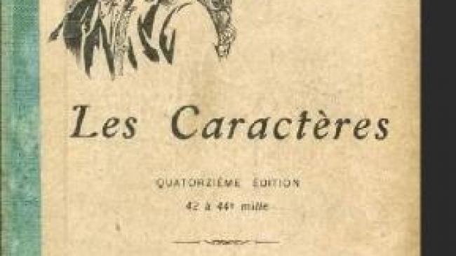 Trois dissertations sur Les Caractères La Bruyère